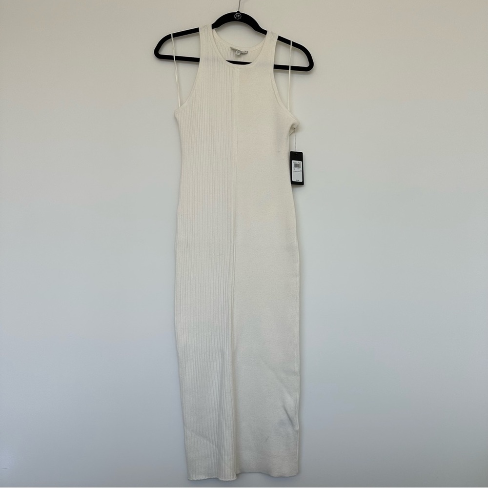 Guess Racerback Midi White Dress